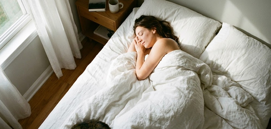 person sleeping peacefully