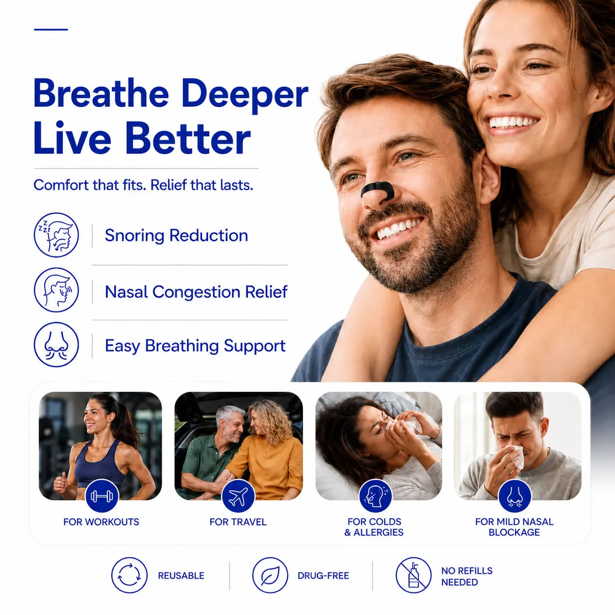 Reusable Nasal Strips safety, materials, and product standards