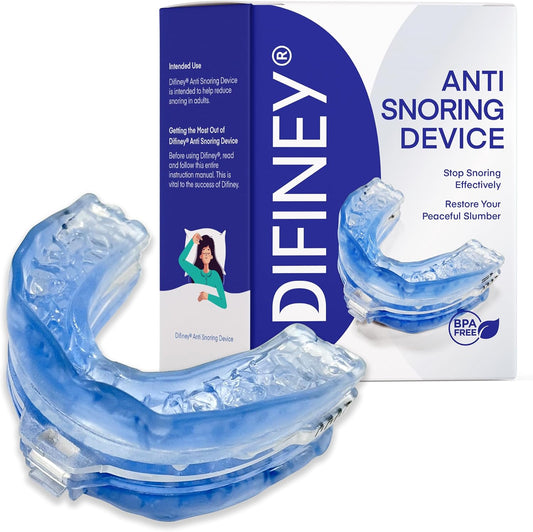 Difiney Anti Snoring Mouthpiece Device: FDA-Cleared - Customizable Adjustable Comfortable