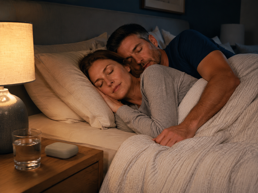 Couple sharing an authentic partner point of view