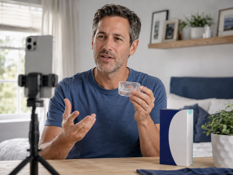 Creator introducing the DIFINEY mouthpiece