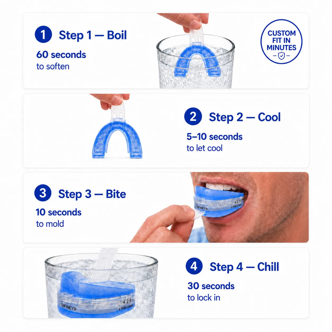 Anti Snoring Device 2.0 fitting and setup instructions