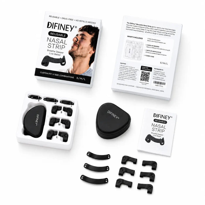What's inside the Difiney Nasal Strips box