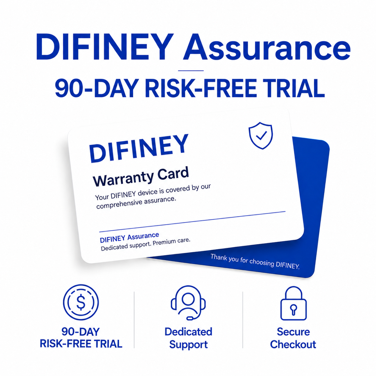 DIFINEY Assurance 90-day risk-free trial card